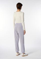 Pantalone Jogger in Tessuto Tecnico Viscosa Boarding Pass - Grigio - Moon | Oroblù