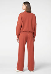 Pantalone in Tessuto Tecnico Modal Boarding Pass - Terracotta - Terracotta | Oroblù