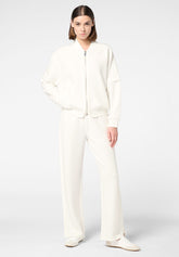 Pantalone in Tessuto Tecnico Modal Boarding Pass - Avorio - Ivory | Oroblù