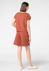 Shorts in Tessuto Tecnico Modal Boarding Pass - Terracotta - Terracotta | Oroblù