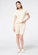 Shorts in Tessuto Tecnico Modal Boarding Pass - Avorio - Ivory | Oroblù