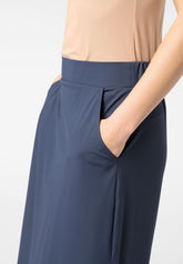 Gonna in Tessuto Tecnico Leggero ed Elasticizzato New Travel - Blu - Blue | Oroblù