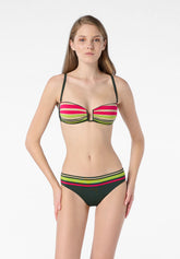 Slip Costume Golden Stripes - Verde Foresta - Forest | Oroblù
