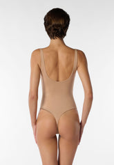 Body Spallina Stretta in Eco-Microfibra Elasticizzata Skinwear - Nudo - Skin | Oroblù