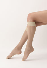 Gambaletto Velato Lycia 15 - Pelle - Nude look/skin | Oroblù