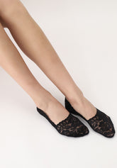 Calzino Fantasmino Pizzo Lacy - Nero - Black | Oroblù
