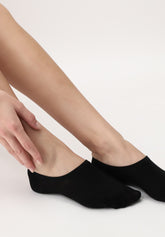 Calzino Fantasmino in Lyocell Perfect Comfort - Nero - Black | Oroblù