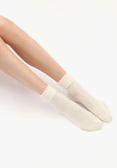 Calzino in Lana e Cashmere Hilda - Bianco Lana - Wool | Oroblù