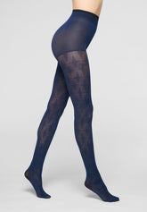 Collant opaque Geoline 50 - Bleu Marine 2 - Marine 2 | Oroblù