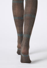 Collant opaque Soft Plaid 60 - Marron 4 - Brown 4 | Oroblù