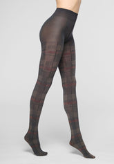 Collant opaque Soft Plaid 60 - Noir - Black | Oroblù
