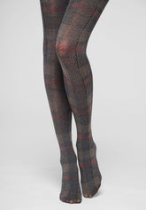 Collant opaque Soft Plaid 60 - Noir - Black | Oroblù