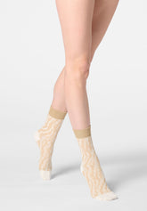 Short Socks Dune Flow - Wool White - Wool | Oroblù