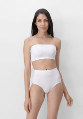 Top bandeau sans coutures Dolcevita - Blanc - White | Oroblù