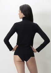 Maglia Collo Alto a Manica Lunga Dolcevita - Nero - Black | Oroblù