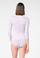 Maglia Maniche 3 -4 in Micromodal e Cashmere Perfect Cashmere - Lilla 12 - Lilac 12 | Oroblù