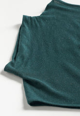 Body Smanicato Collo a Vulcano in Modal e Cashmere Perfect Line Cashmere - Verde Foresta - Forest | Oroblù