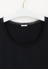 Maglia Manica Corta in Modal Elasticizzato Perfect Line - Nero - Black | Oroblù