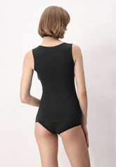 Canotta Spalla Larga in Modal Elasticizzato Perfect Line - Nero - Black | Oroblù