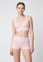 Short Panty in Pizzo Elasticizzato Lacewear - Rosa Peonia - Peony | Oroblù