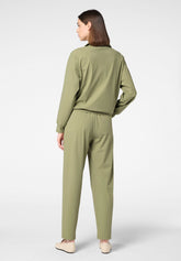 Pantalone in Tessuto Tecnico Leggero ed Elasticizzato New Travel - Militare - Military | Oroblù