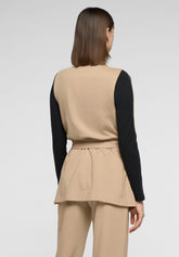 Long Viscose Vest 24 Hours - Sand - Sand | Oroblù