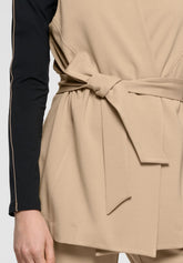 Long Viscose Vest 24 Hours - Sand - Sand | Oroblù
