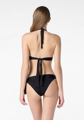 Slip con Fiocchi Costume Drapé - Nero - Black | Oroblù