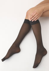 Gambaletto Velato Dolcevita 40 - Grigio Scuro - Singapour | Oroblù