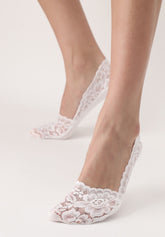 Calzino Fantasmino Pizzo Lacy - Bianco - White | Oroblù