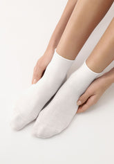 Calzino in Cotone Bio Ankle - Bianco - White | Oroblù