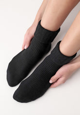 Calzino in Lana e Cashmere Hilda - Nero - Black | Oroblù