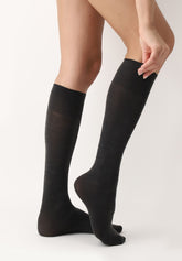 Gambaletto Coprente in Lana Superwash Nives - Grigio 8 - Grey 8 | Oroblù