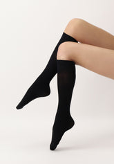 Gambaletto Coprente in Lana Superwash Nives - Nero - Black | Oroblù