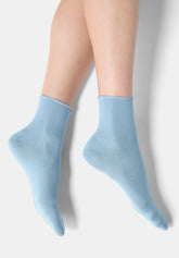 Calzino in Lyocell Perfect Comfort - Azzurro Cielo - Sky | Oroblù