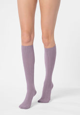 Gambaletto Coprente in Lana e Cashmere Nancy - Lilla 11 - Lilac 11 | Oroblù