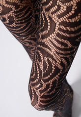 Netzstrumpfhose mit Fantasie-Motiv Art Net - Schwarz - Black | Oroblù