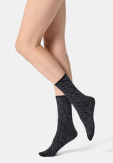 Calzino Coprente Savage - Nero e Grigio - Black/grey | Oroblù