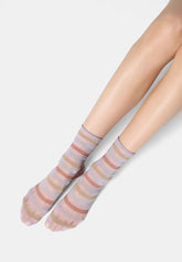 Calzini semi Velati Twins Sparkling Bipack 30 - Lilla 12 - Lilac 12 | Oroblù