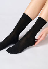 Calzino in Lyocell Soft Perfect Comfort - Nero - Black | Oroblù