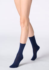 Calzino in Lyocell Soft Perfect Comfort - Blu - Blue | Oroblù