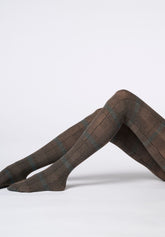 Collant opaque Soft Plaid 60 - Marron 4 - Brown 4 | Oroblù