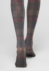 Collant opaque Soft Plaid 60 - Noir - Black | Oroblù