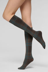 Mi-bas opaques Scottish Flair 60 - Marron 4 - Brown 4 | Oroblù