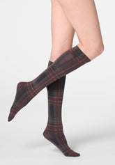 Mi-bas opaques Scottish Flair 60 - Noir - Black | Oroblù