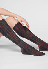 Mi-bas opaques Scottish Flair 60 - Noir - Black | Oroblù