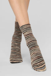 Short Socks Color Lines - Grey - Grey | Oroblù