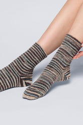 Short Socks Color Lines - Grey - Grey | Oroblù