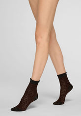 Chaussettes courtes Bloom Knit - Chocolat - Chocolate | Oroblù