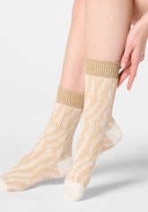 Short Socks Dune Flow - Wool White - Wool | Oroblù